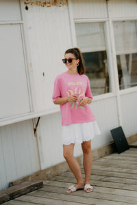 Vonne print shirt pink - Bij Keesje - Bij Keesje - shirt