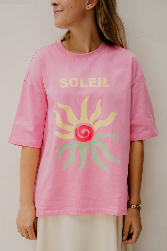 Vonne print shirt pink - Bij Keesje - Bij Keesje - shirt