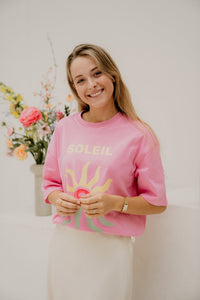 Vonne print shirt pink - Bij Keesje - Bij Keesje - shirt