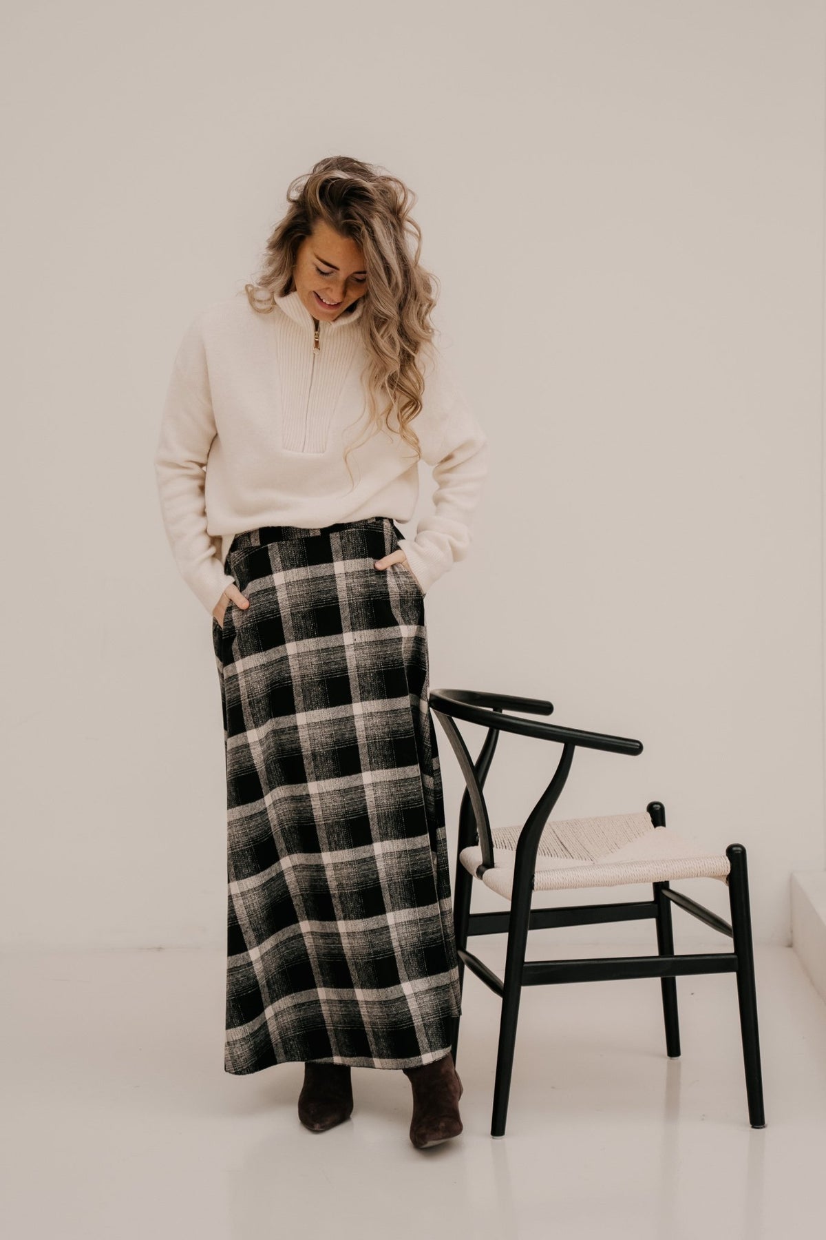 Voxana sweater ecru - Bij Keesje - Ange - Trui