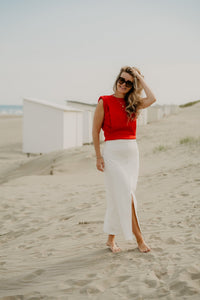 Wanda Top Red - Bij Keesje - Bij Keesje - Top