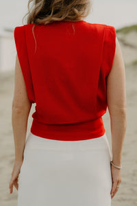 Wanda Top Red - Bij Keesje - Bij Keesje - Top