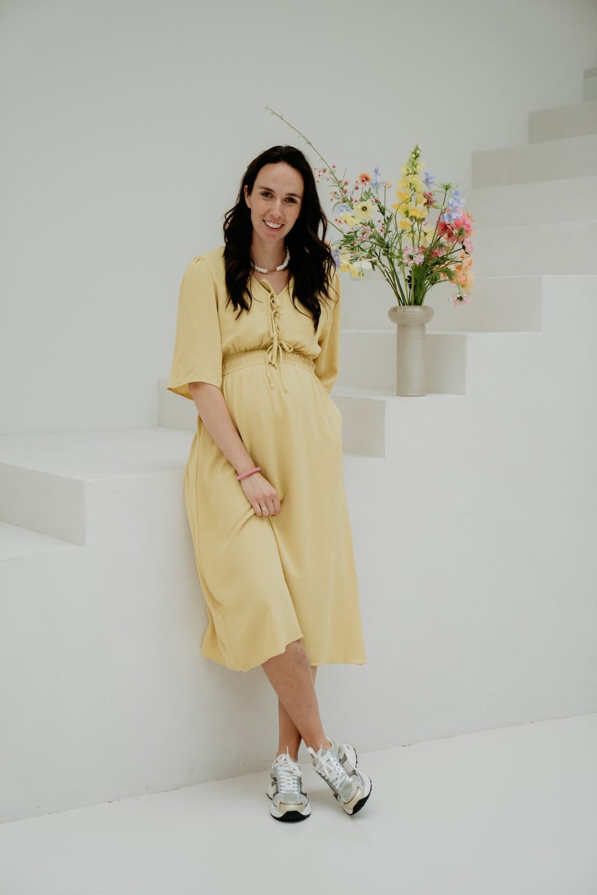 Warja Dress Green - Bij Keesje - Bij Keesje - Jurk