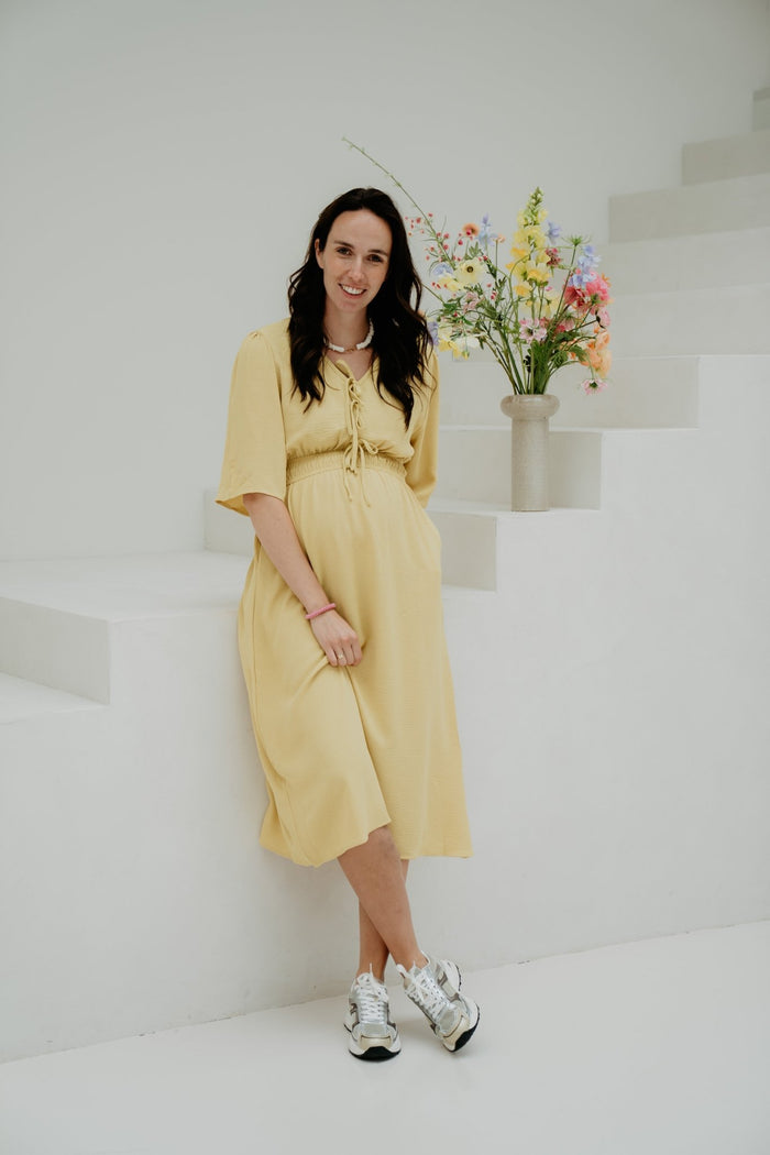 Warja Dress Green - Bij Keesje - Bij Keesje - Jurk