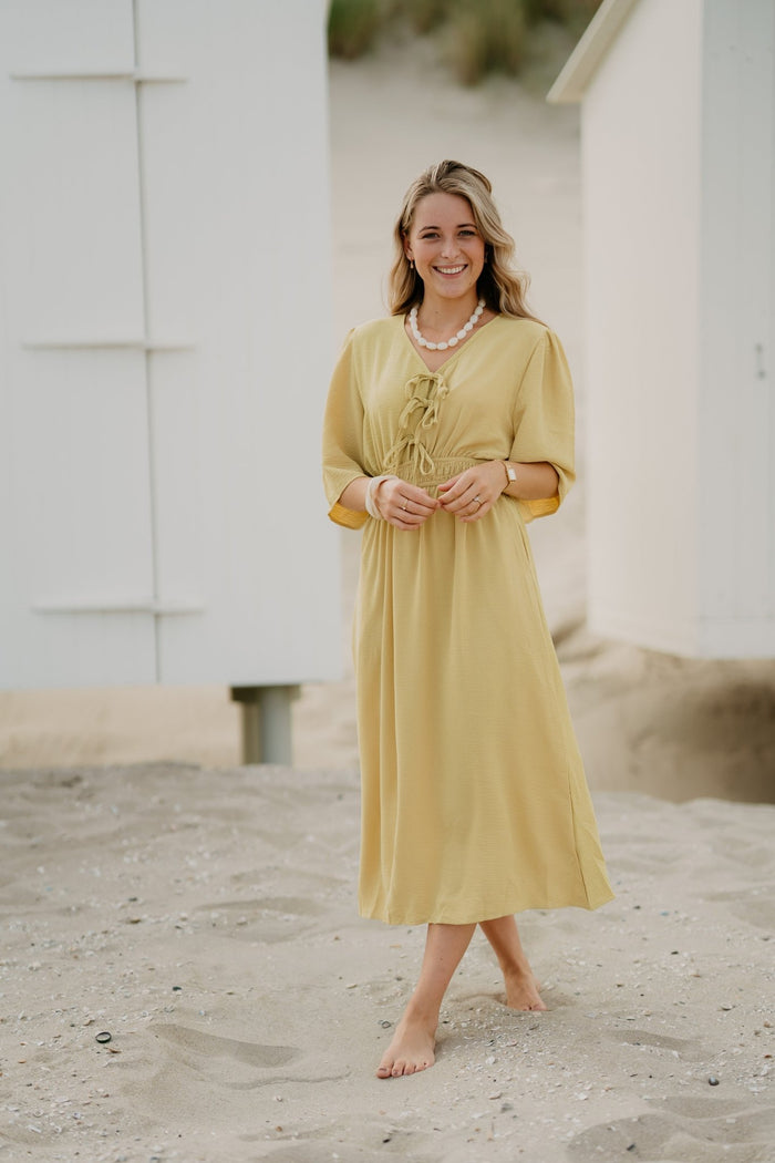 Warja Dress Green - Bij Keesje - Bij Keesje - Jurk