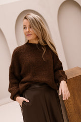 Wendy sweater chestnut brown