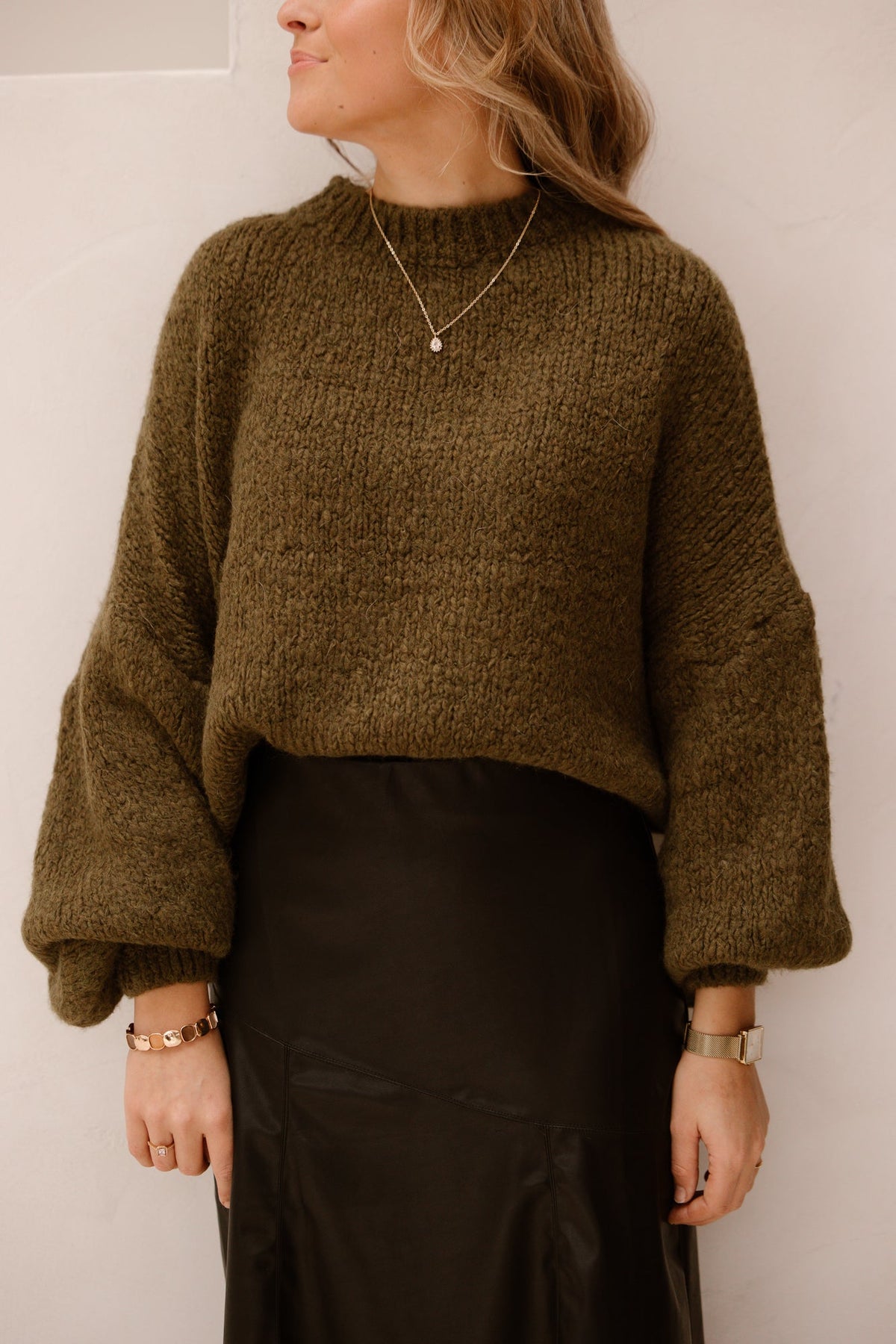 Wendy sweater green - Bij Keesje - Bij Keesje