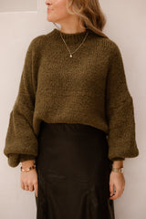 Wendy sweater army green