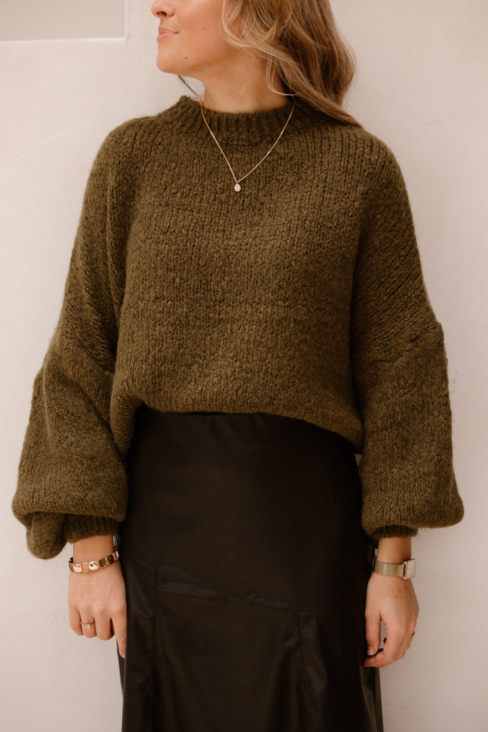 Wendy sweater green - Bij Keesje - Bij Keesje