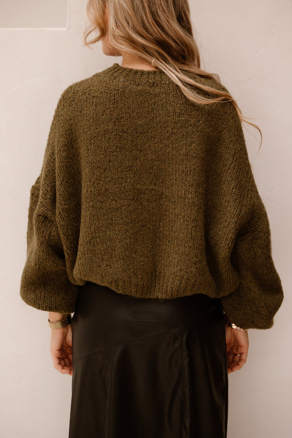 Wendy sweater green - Bij Keesje - Bij Keesje