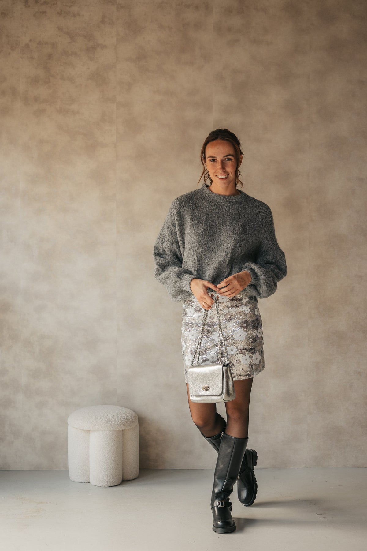 Wendy sweater grey - Bij Keesje