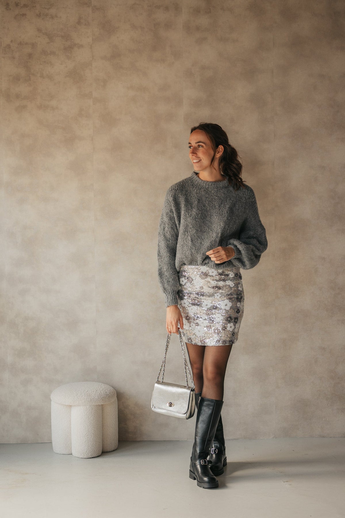 Wendy sweater grey - Bij Keesje