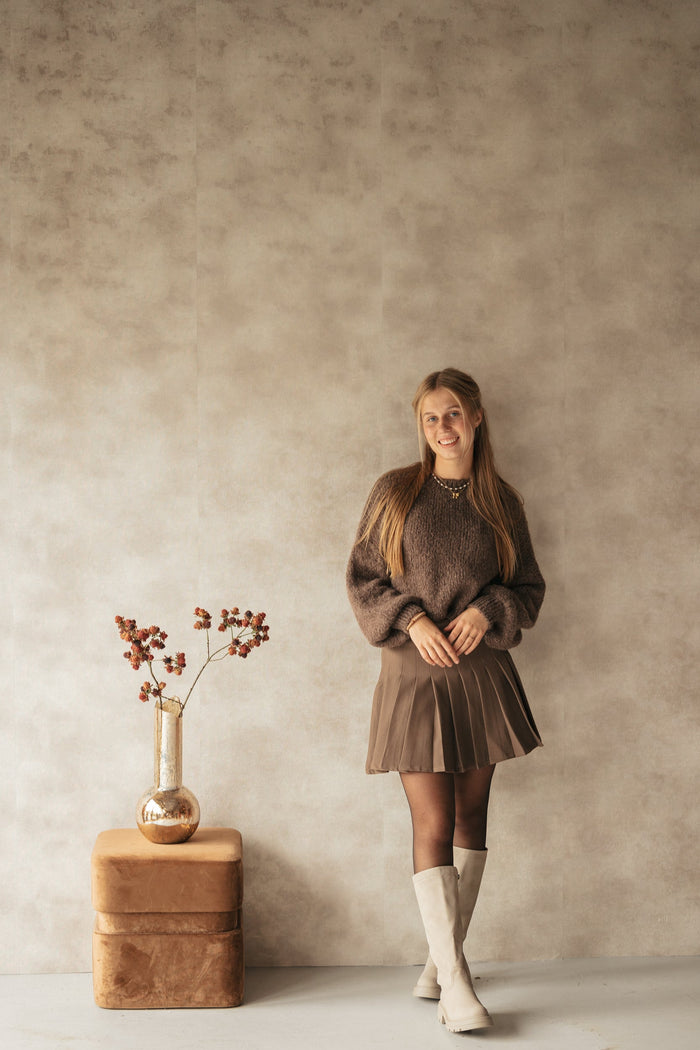 Wendy sweater dark taupe