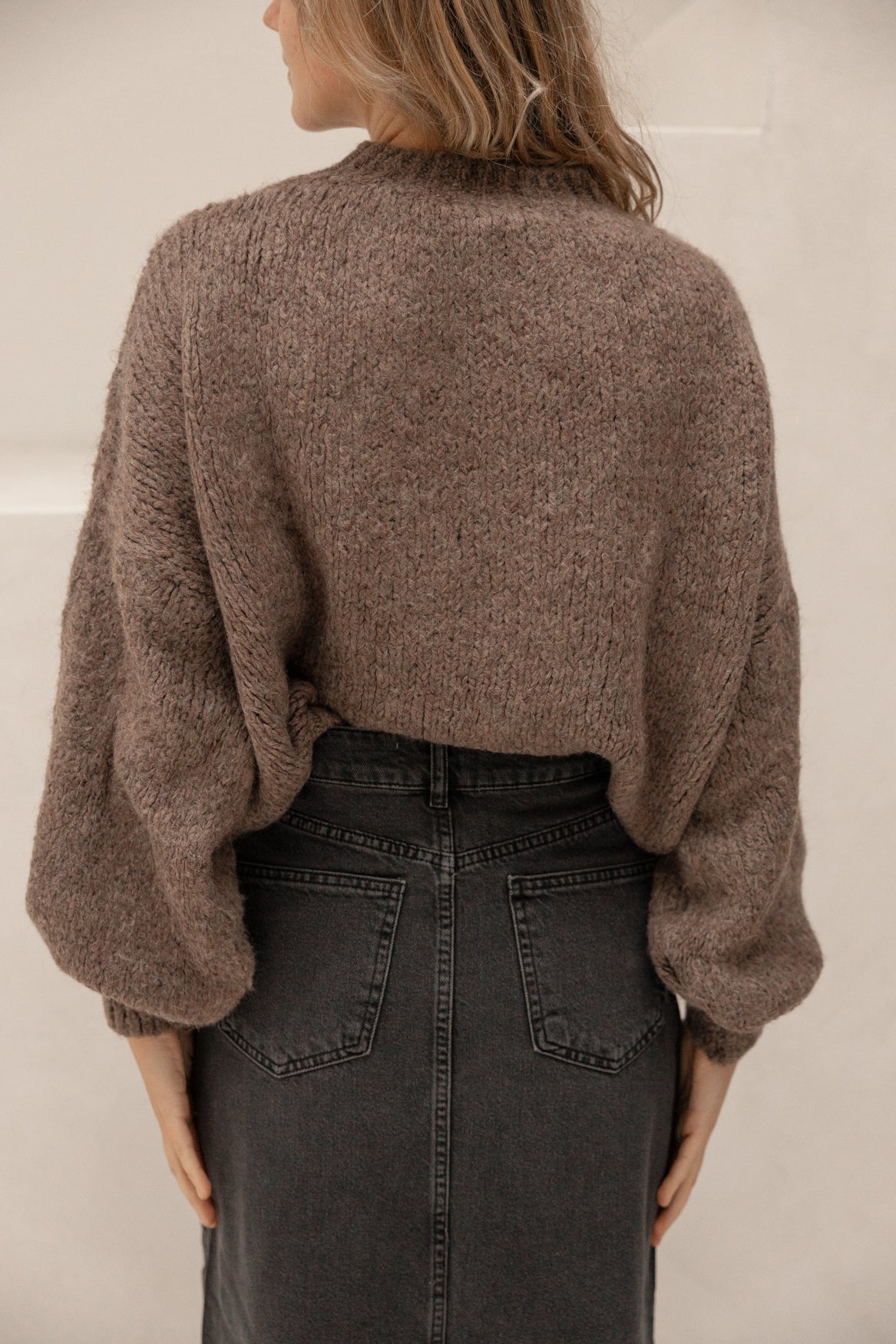 Wendy sweater light brown - Bij Keesje