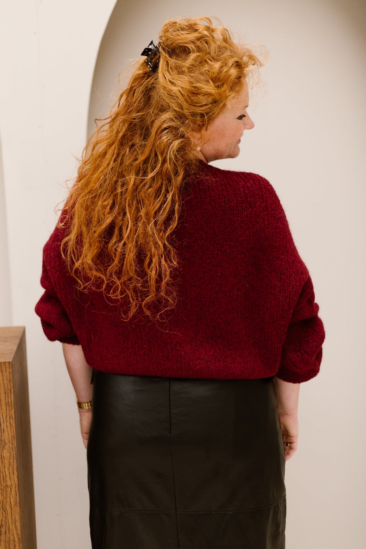 Wendy sweater plum - Bij Keesje - Bij Keesje - Trui
