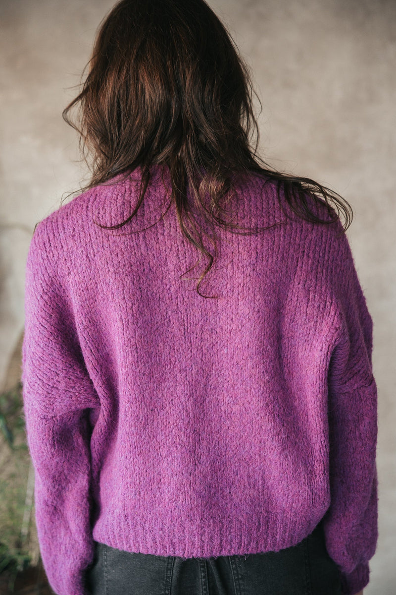 Wendy sweater purple - Bij Keesje