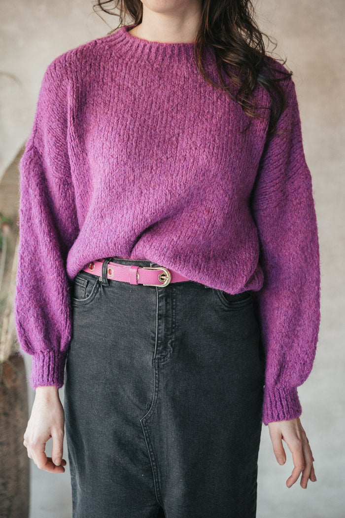 Wendy sweater purple - Bij Keesje