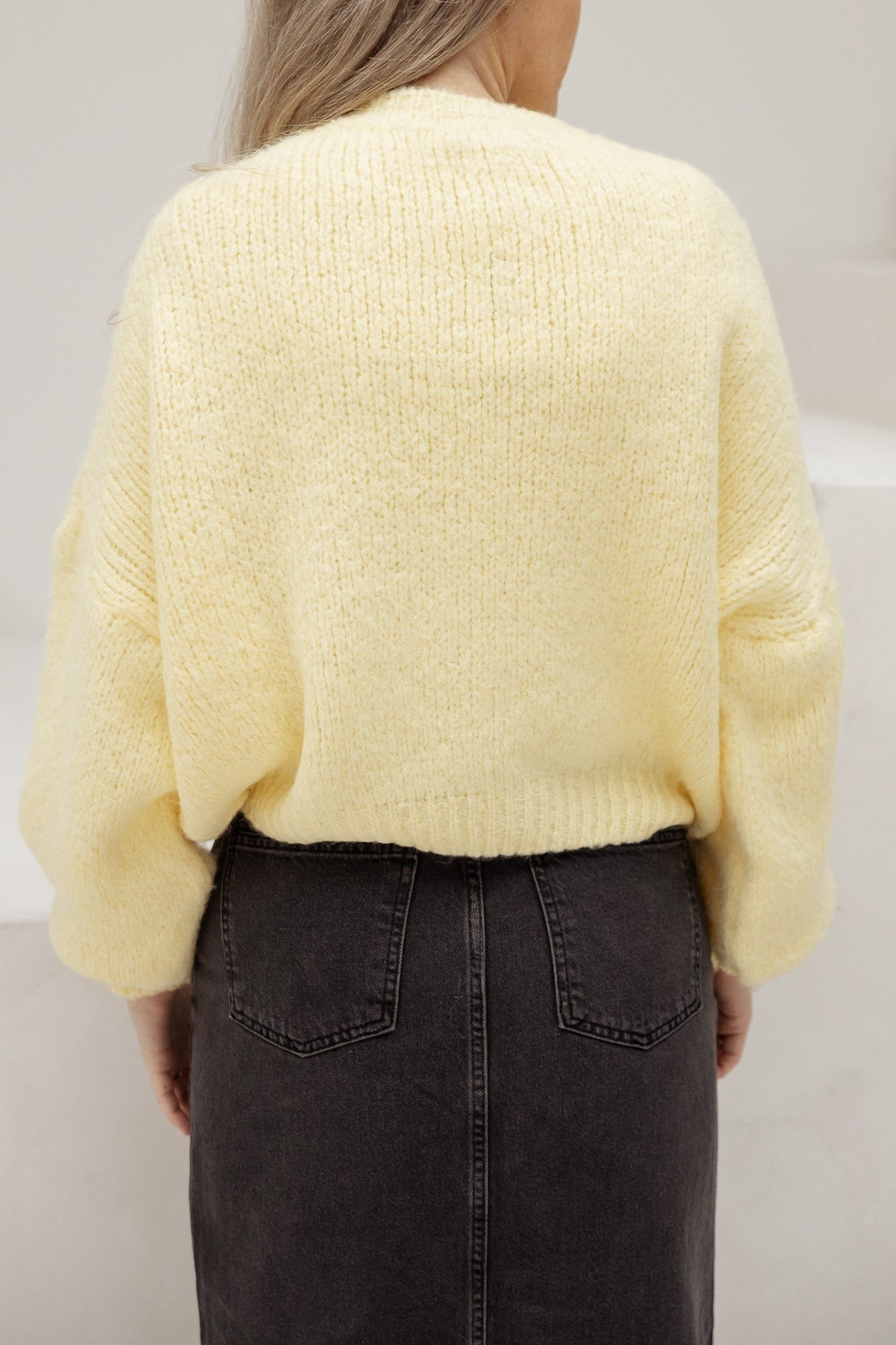 Wendy sweater yellow - Bij Keesje - Bij Keesje