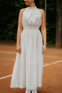Wenly dress bow beige - Bij Keesje - Bij Keesje - Jurk