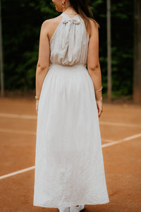 Wenly dress bow beige - Bij Keesje - Bij Keesje - Jurk