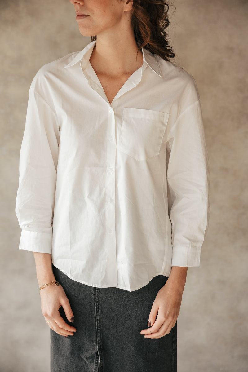 White blouse 5868 - Bij Keesje