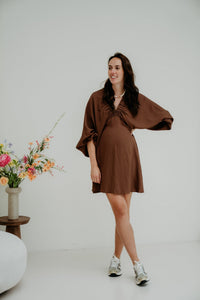 Wieneke Dress Brown - Bij Keesje - Bij Keesje - Jurk