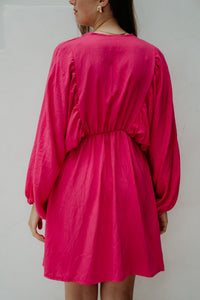 Wieneke Dress Fuchsia - Bij Keesje - Bij Keesje - Jurk