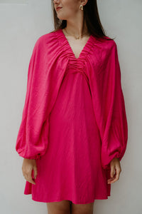 Wieneke Dress Fuchsia - Bij Keesje - Bij Keesje - Jurk