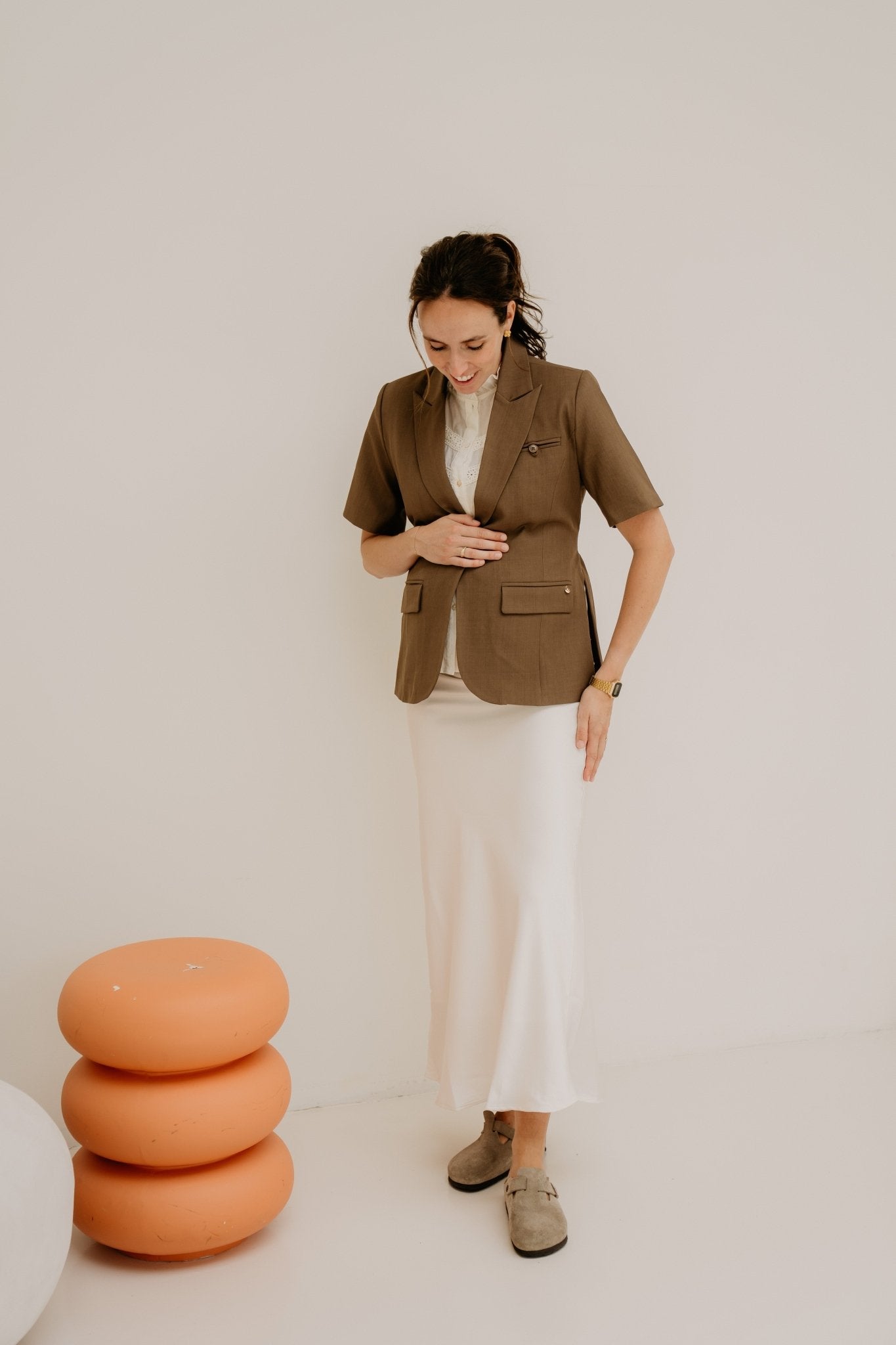 Wies blazer bruin - Bij Keesje - Bij Keesje - Blazer