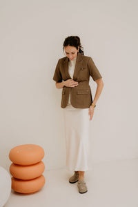 Wies blazer bruin - Bij Keesje - Bij Keesje - Blazer