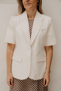 Wies blazer wit - Bij Keesje - Bij Keesje - Blazer