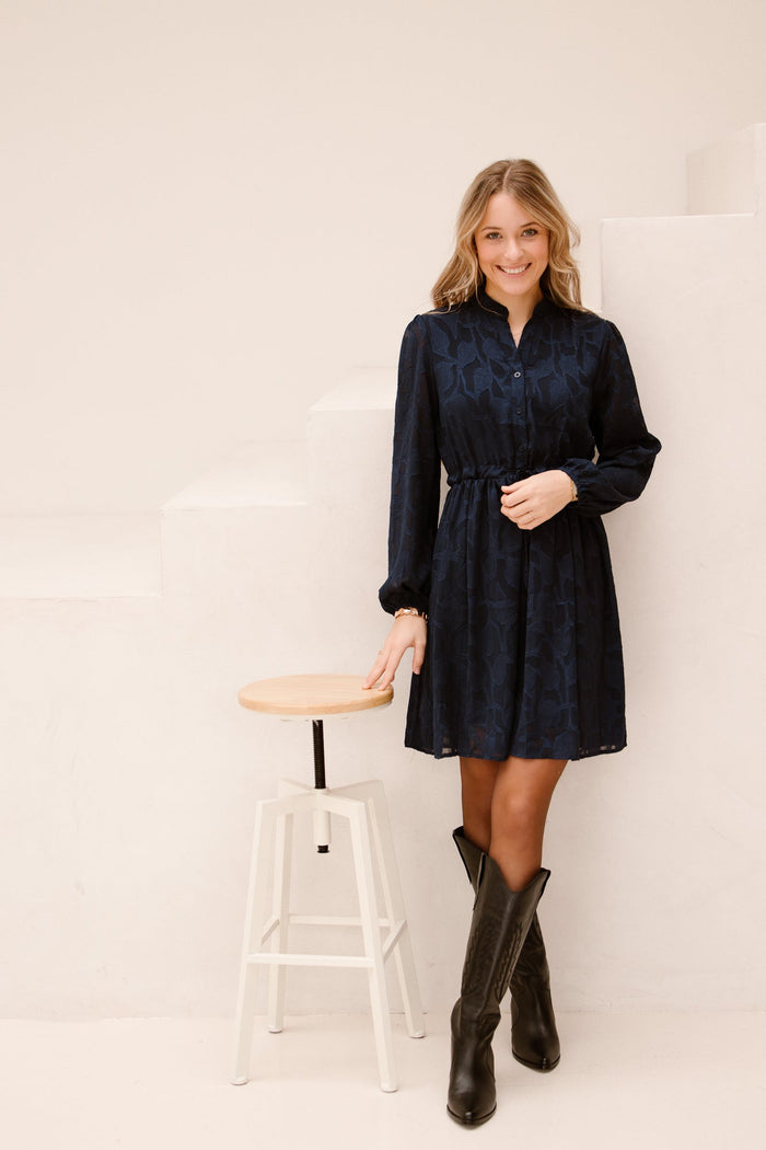 Wies dress darkblue - Bij Keesje - Bij Keesje