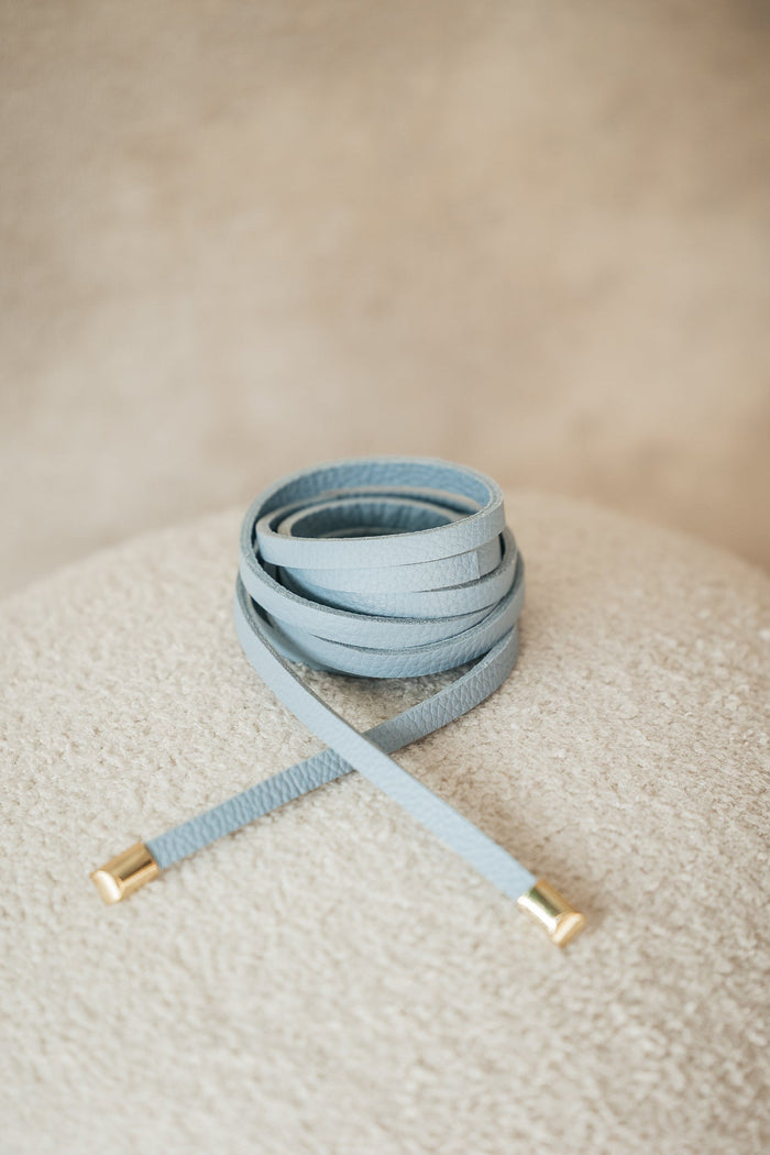 Wikkelriem lichtblauw