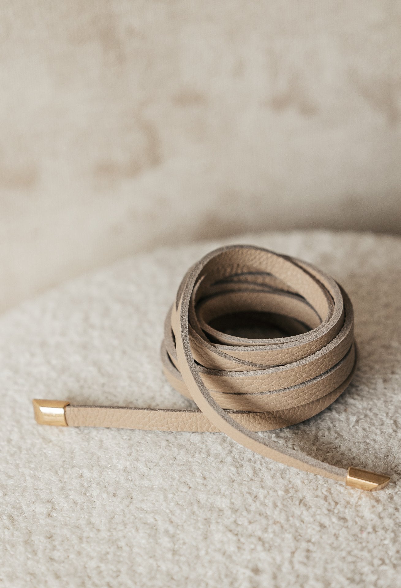 Wikkelriem taupe