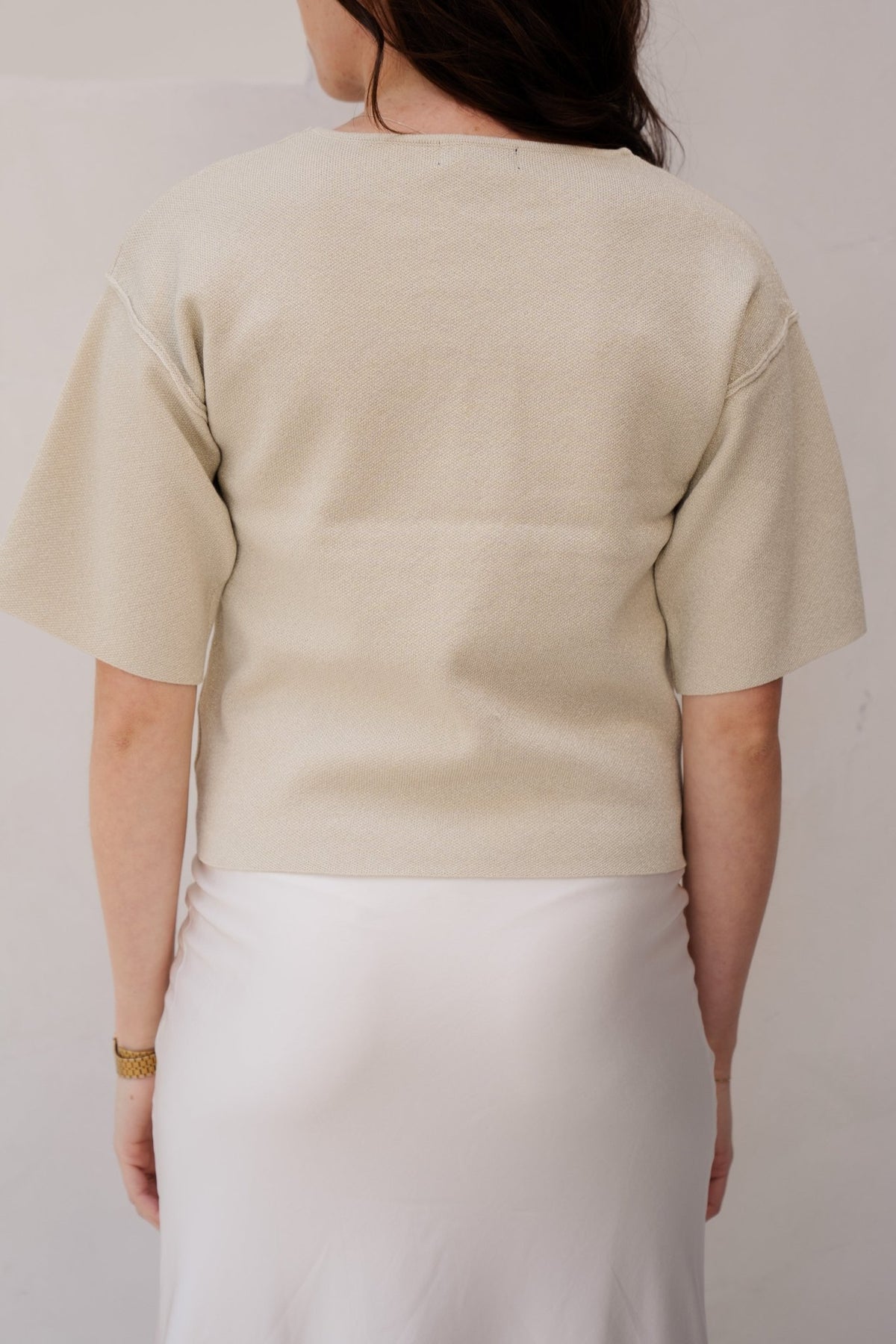 Wilja knitting top sand - Bij Keesje - G - maxx - top