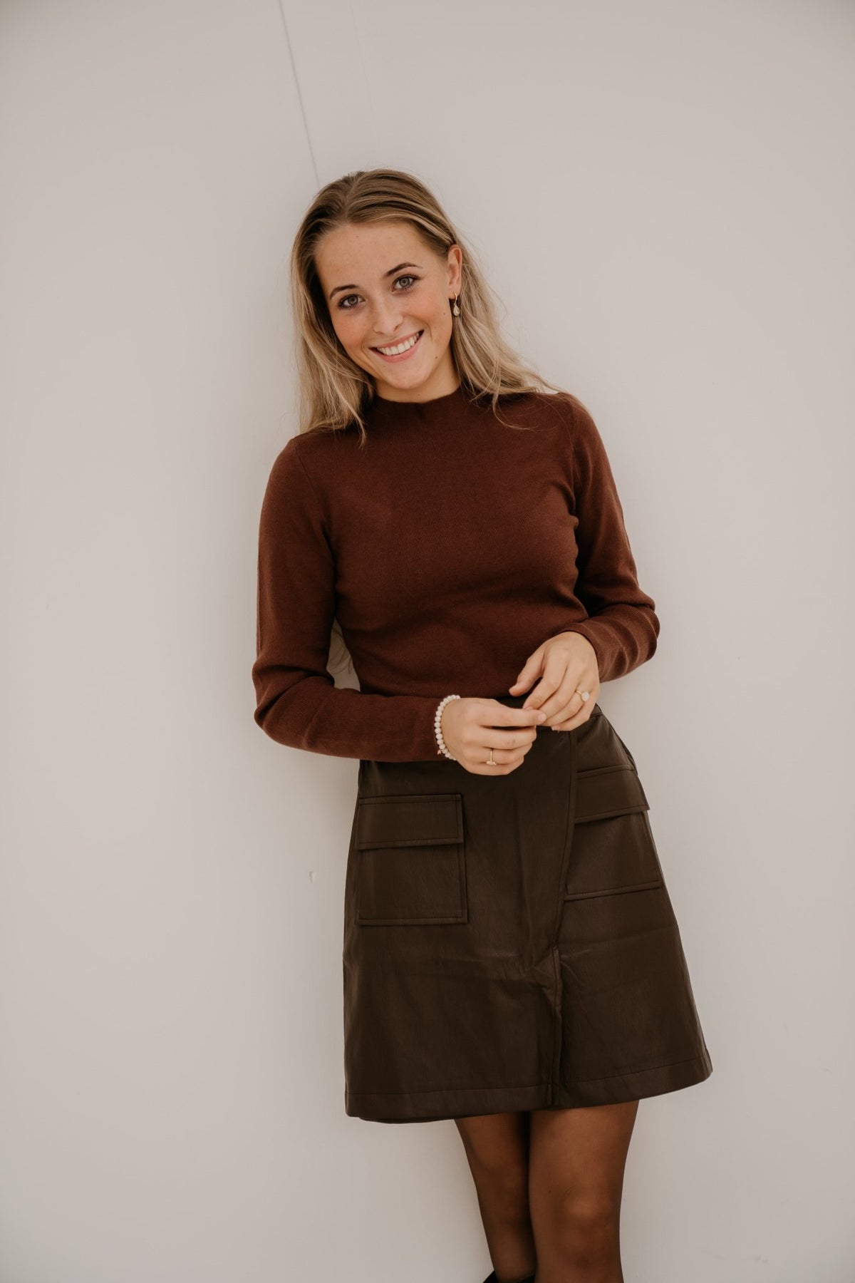 Willaine Knit Top Capuccino - Bij Keesje - G-maxx - Top