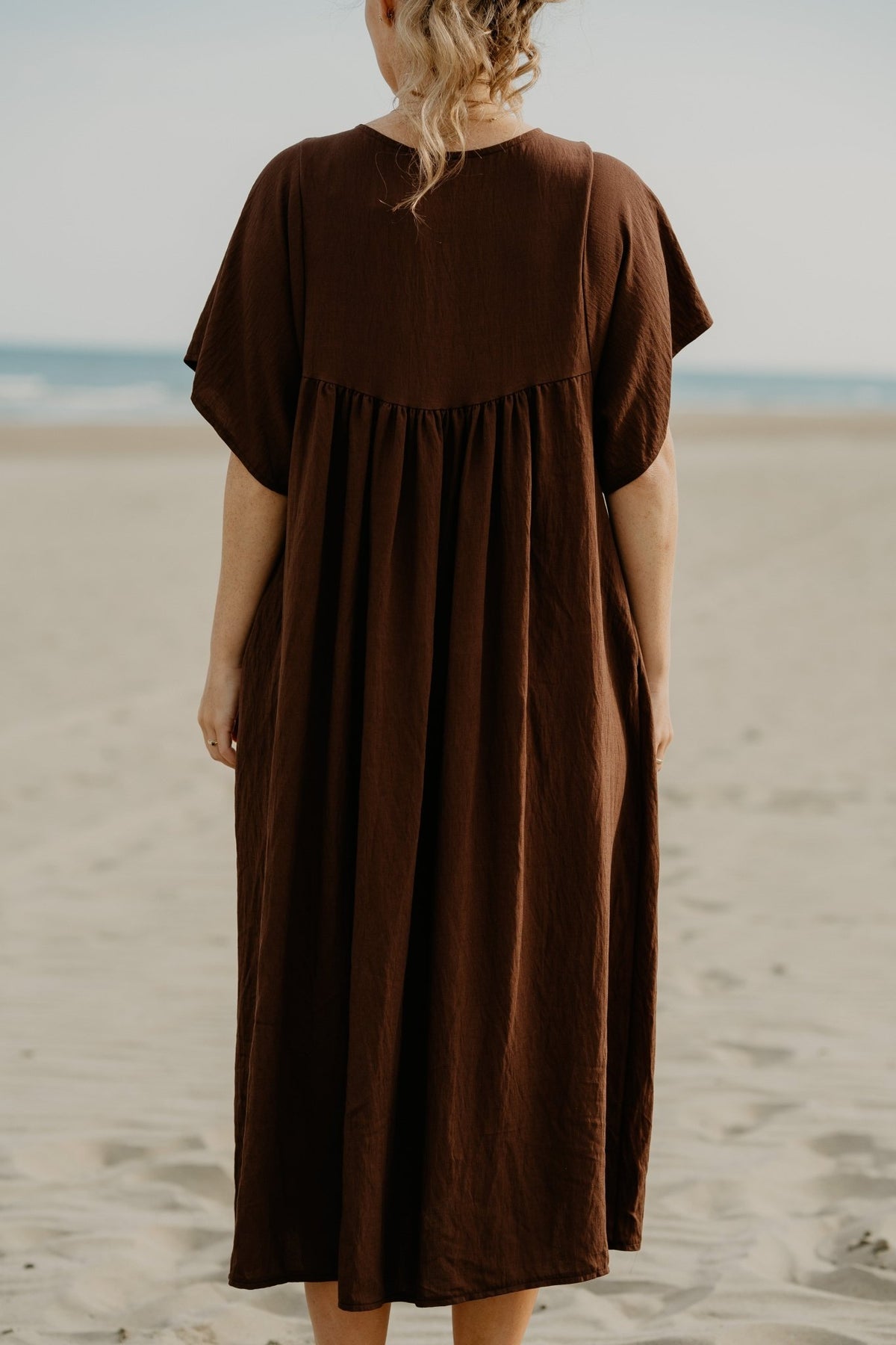 Willeke jurk bruin - Bij Keesje - Bij Keesje - jurk