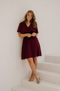 Willianne dress bordeaux - Bij Keesje - Bij Keesje - jurk