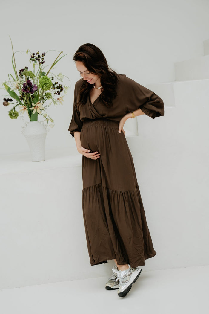 Willow Dress Brown - Bij Keesje - Bij Keesje - Jurk