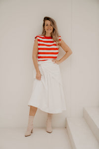 Wilma Skirt White - Bij Keesje - Bij Keesje - Rok