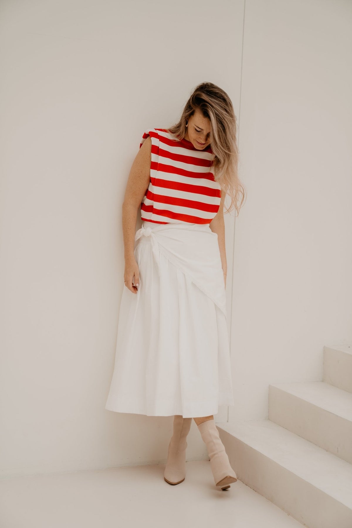 Wilma Skirt White - Bij Keesje - Bij Keesje - Rok