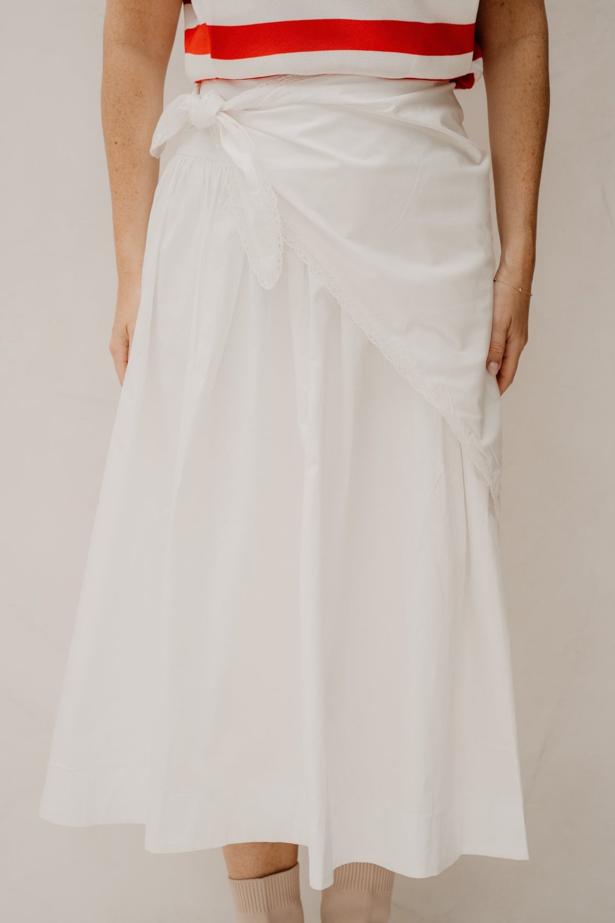 Wilma Skirt White - Bij Keesje - Bij Keesje - Rok