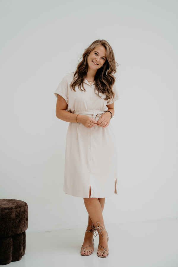 Winnie Dress Beige - Bij Keesje - Bij Keesje - Jurk
