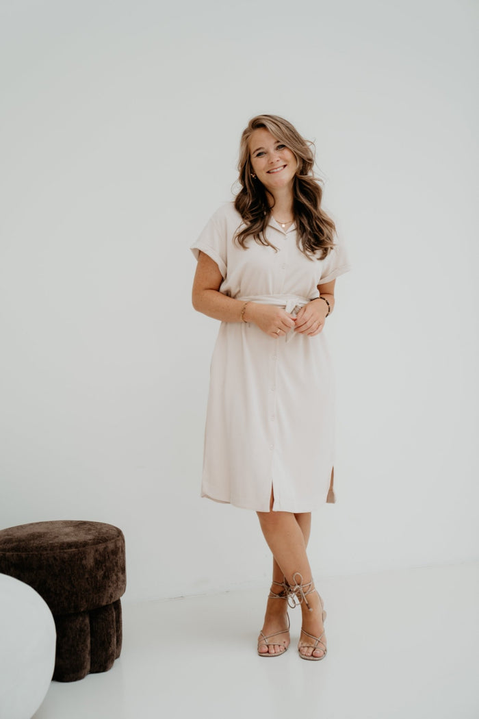 Winnie Dress Beige - Bij Keesje - Bij Keesje - Jurk