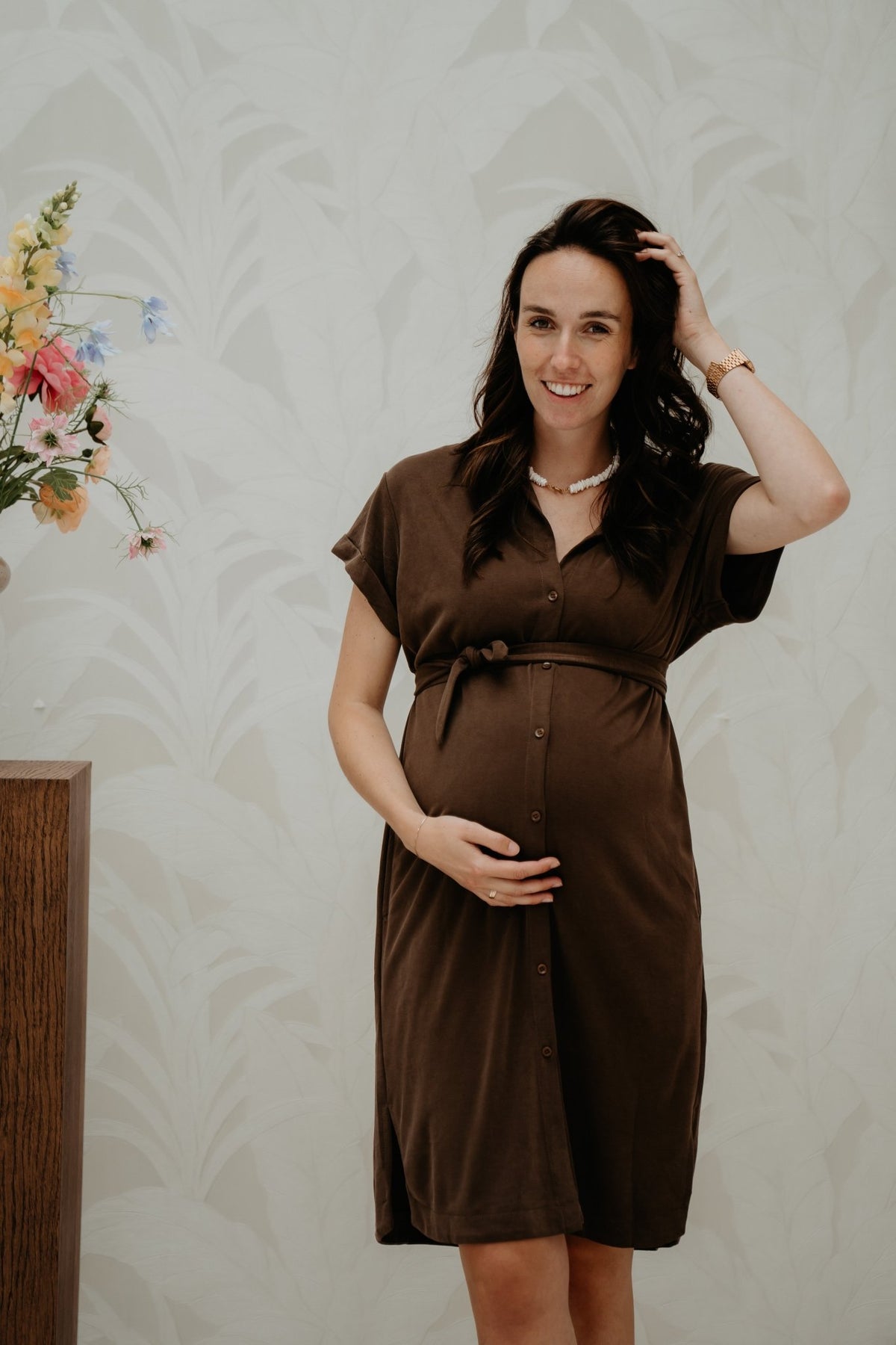 Winnie Dress Brown - Bij Keesje - Bij Keesje - Jurk