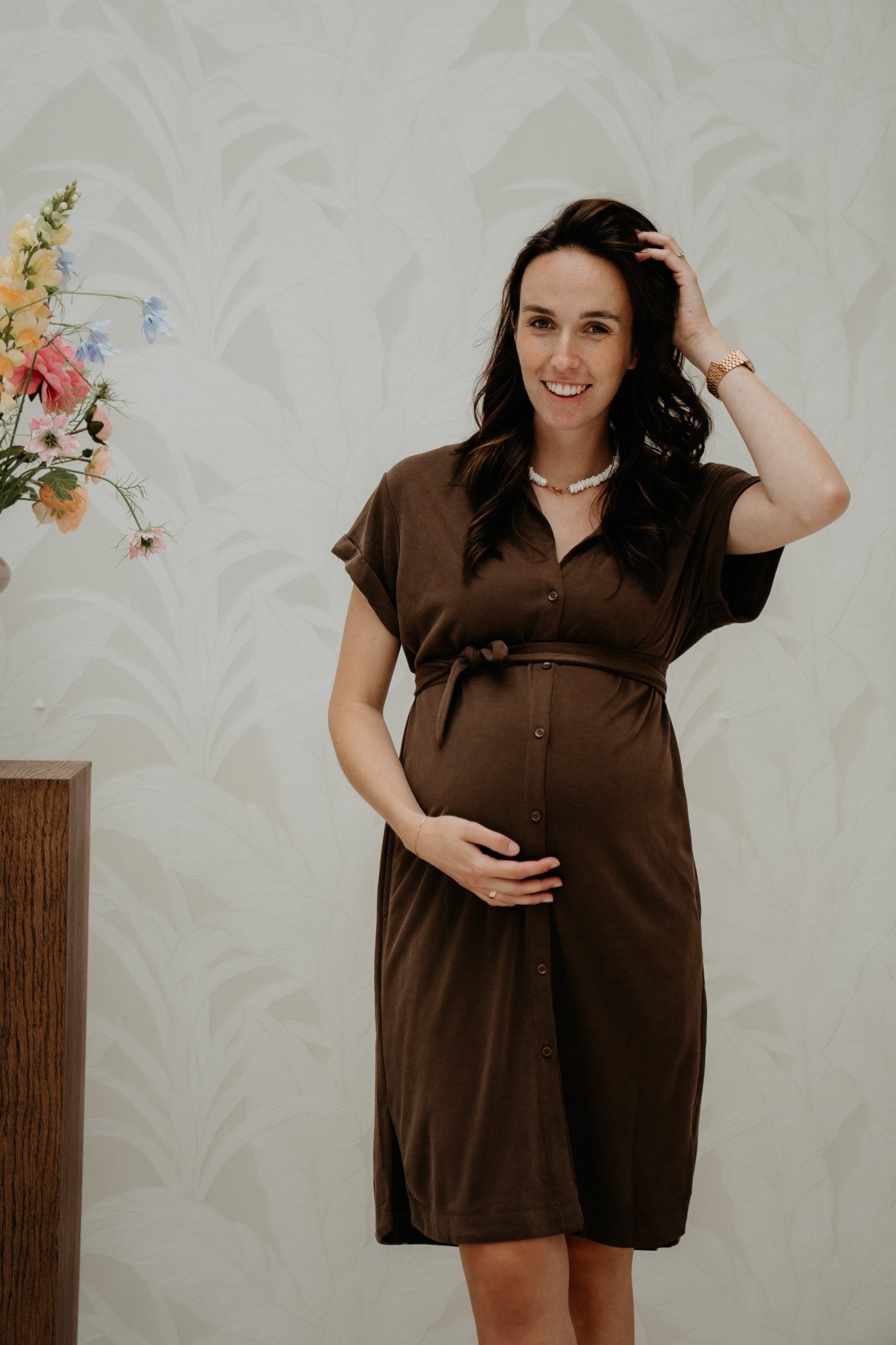 Winnie Dress Brown - Bij Keesje - Bij Keesje - Jurk