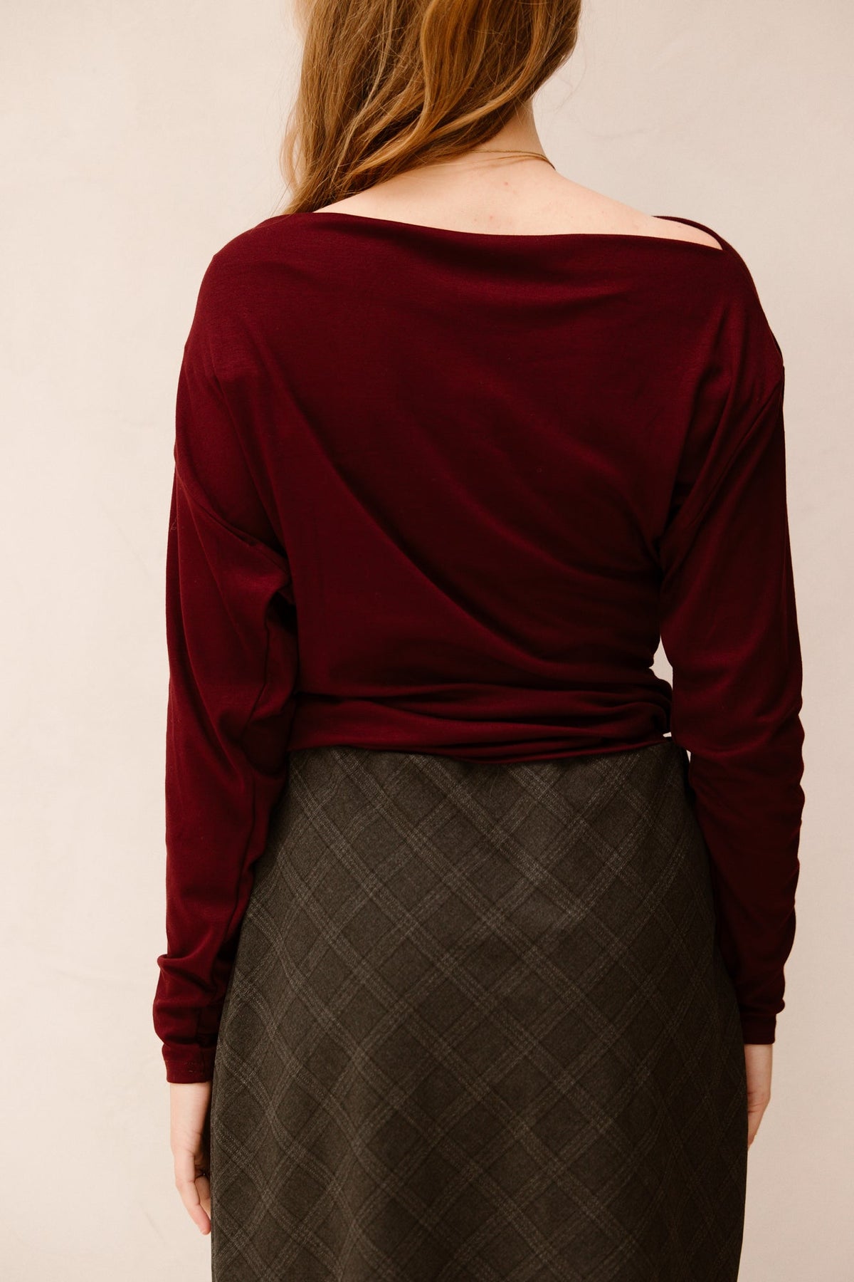 Wonda top bordeaux - Bij Keesje - Bij Keesje