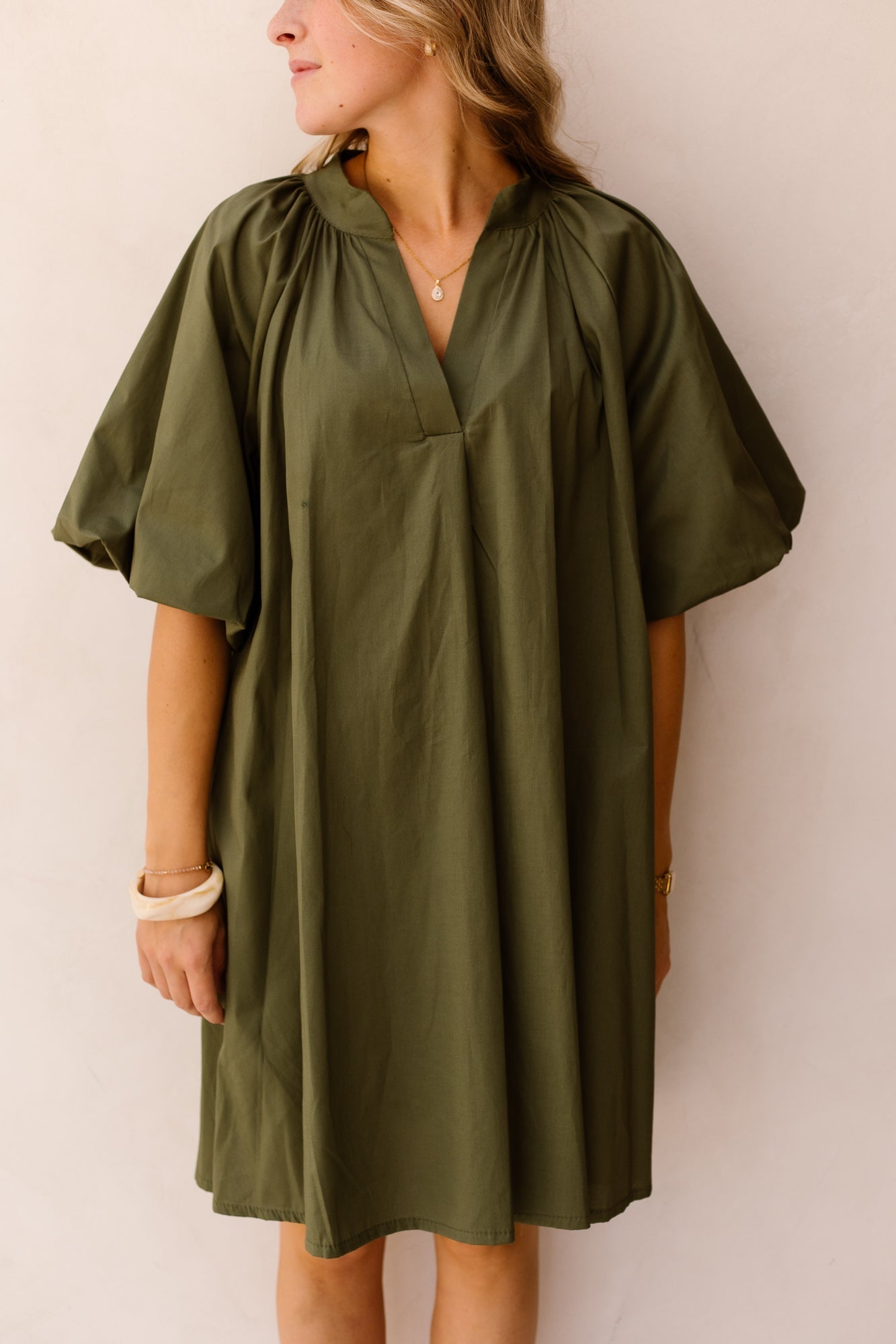 Xandra dress green - Bij Keesje - Bij Keesje - Jurk