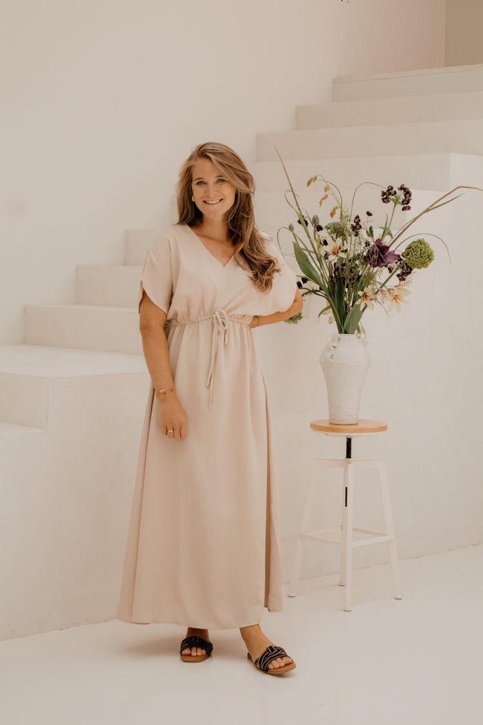 Xante Dress Beige - Bij Keesje - Bij Keesje - Jurk