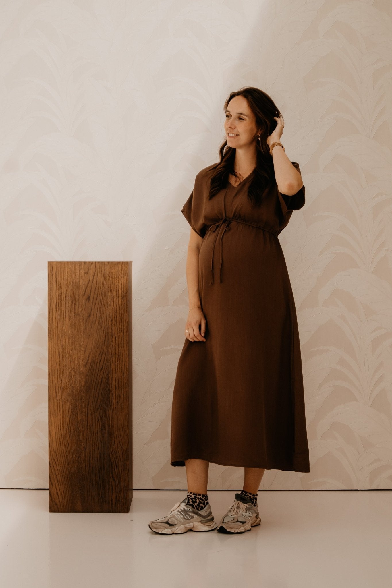 Xante Dress Brown - Bij Keesje - Bij Keesje - Jurk